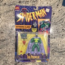 Toy Biz Spider-Man The Prowler Figure 1994 Extending Claws Animated Series Pin