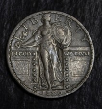 1920 D Standing Liberty Quarter Choice XF........Lot 4411