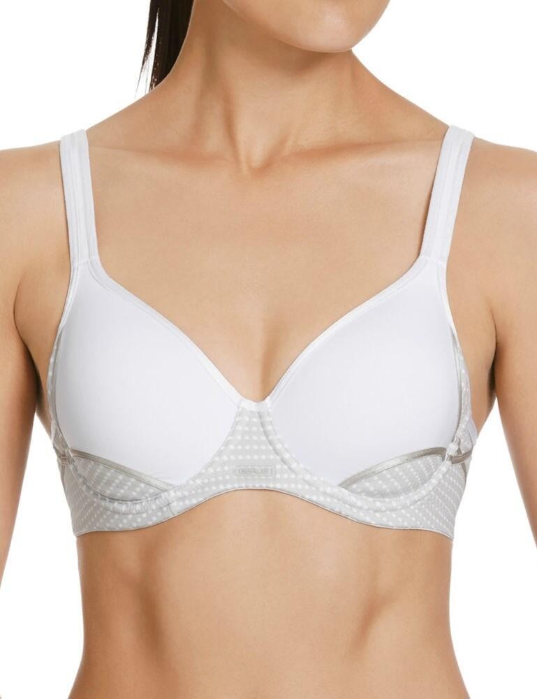 30C Berlei Electrify Mesh Padded Sports Bra Underwired Sports Bras White