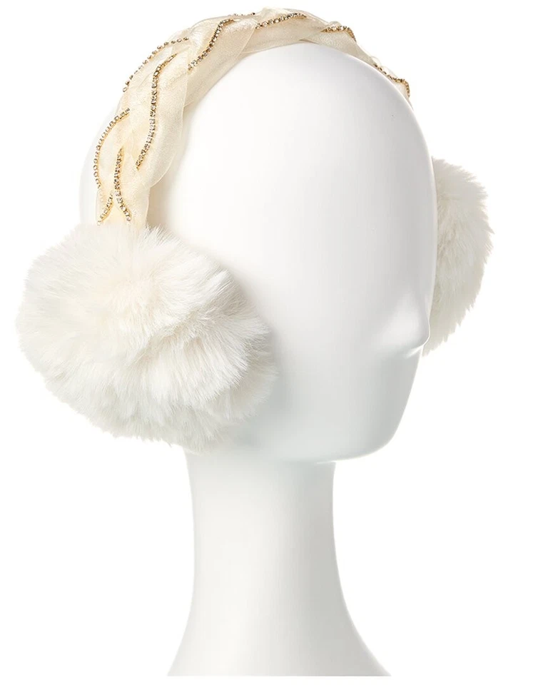 Protetores auriculares femininos brancos Surell Accessories