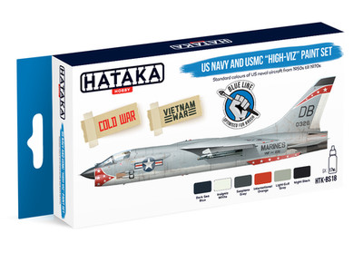 Hataka BS18 US Navy & USMC ''high-viz'' paint set