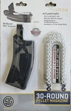 Sig Sauer McX/MPX 177mm Air Rifle Pellet Magazine with  3 Belts 30-Round