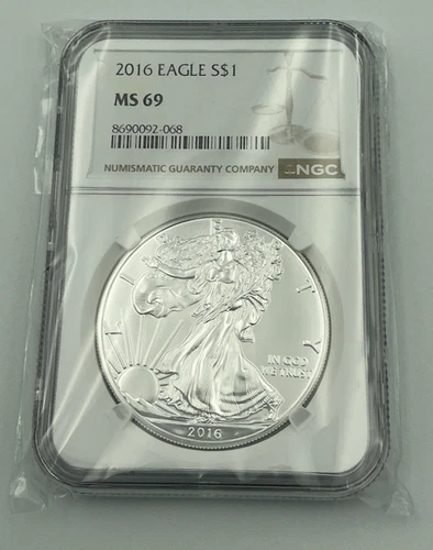2016 American Silver Eagle - NGC MS69