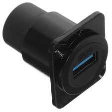 USB 3.0 Bulkhead Coupler Adapter Panel Mount Waterproof Industrial