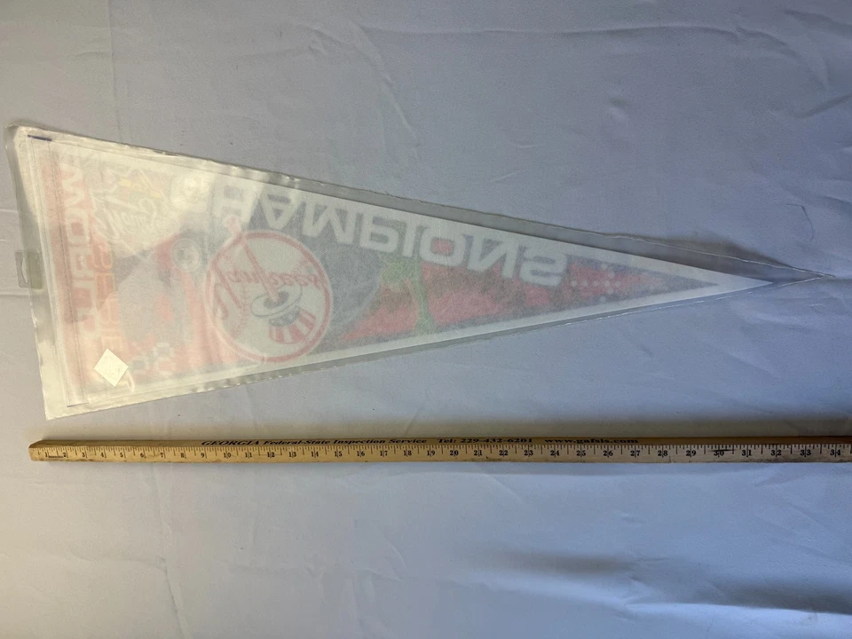 1998 New York Yankees World Series Champs Pennant NY Champions NEW - Image 4 of 4