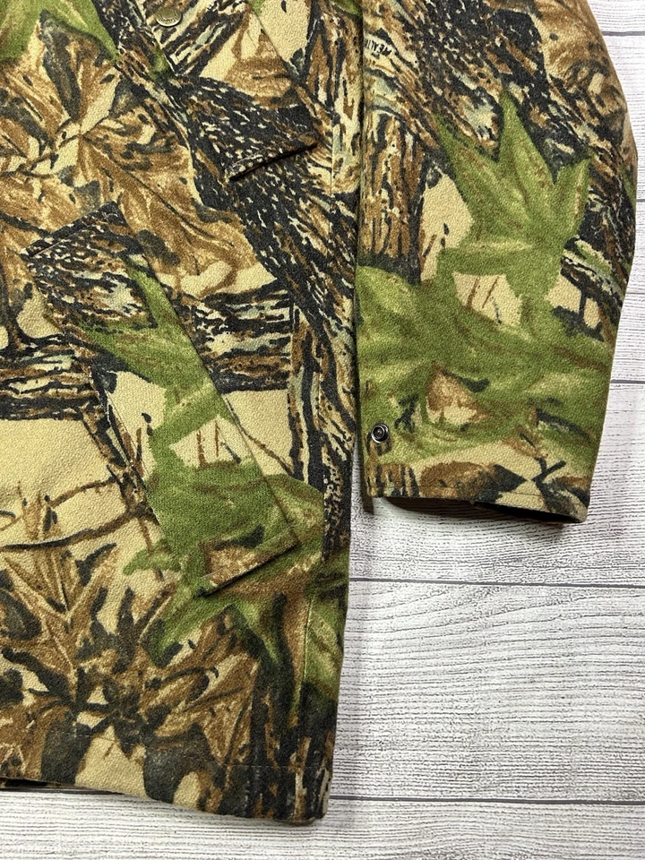 VTG Cabelas Hunting Jacket Mens S Wool Goretex Realtree Camo Whitetail Clothing - Image 2 of 4