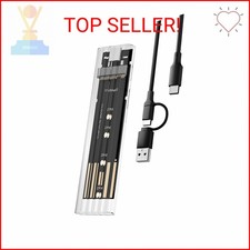 M.2 NVMe SSD Enclosure, High-Speed to USB Enclosure with USB 3.2 Gen 2 10Gbps, C