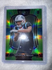 2025 Panini Select - Premier Level Tetairoa McMillan #144 Neon Green /49 RC SSP