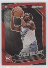 2024-25 Panini Prizm Black Ruby Wave Prizm Keaton Wallace #216 1qy3