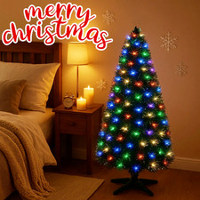 Fibre Optic Christmas Tree Green Xmas Indoor Artificial Color Change 45/90/120cm