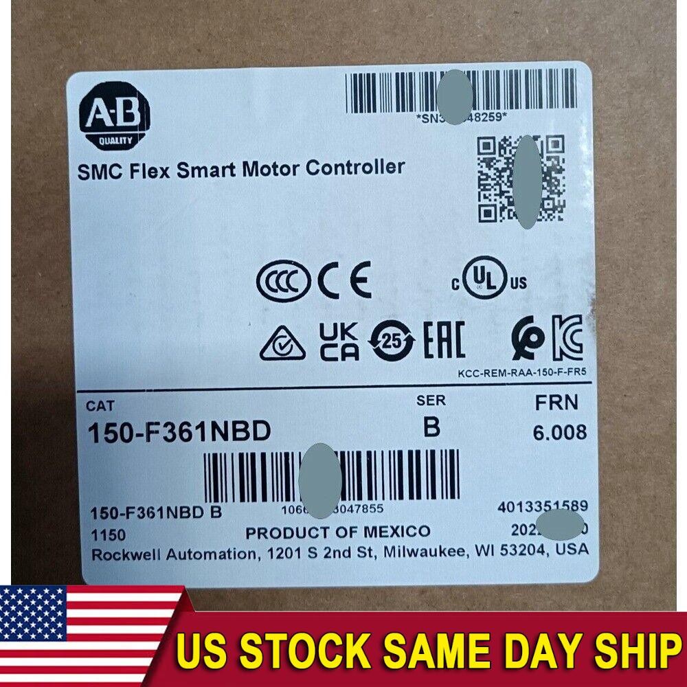 Allen-Bradley 150-F361NBD SMC Flex Smart Motor Controller US Free Tax