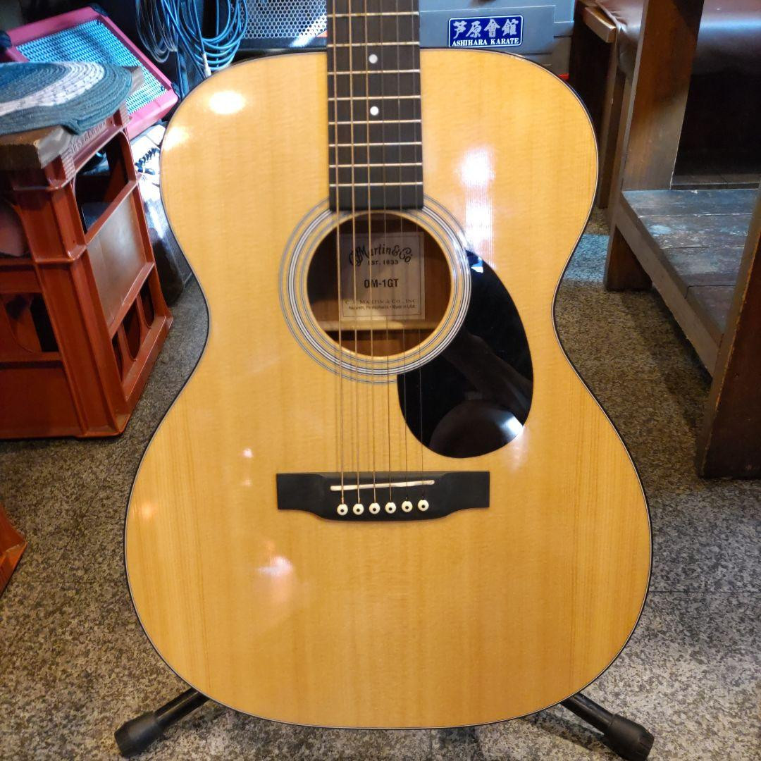 Used Martin OM-1 GT Acoustic Guitar With Hard Case Completed