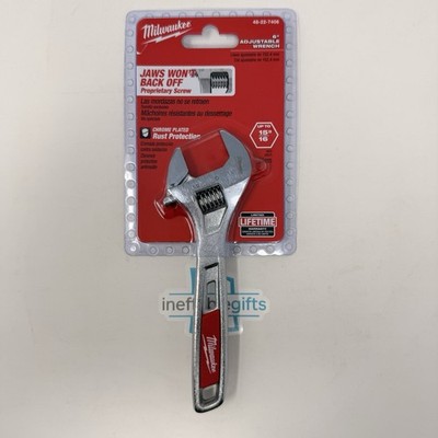 Milwaukee (48-22-7406) 6  Adjustable Wrench - Silver