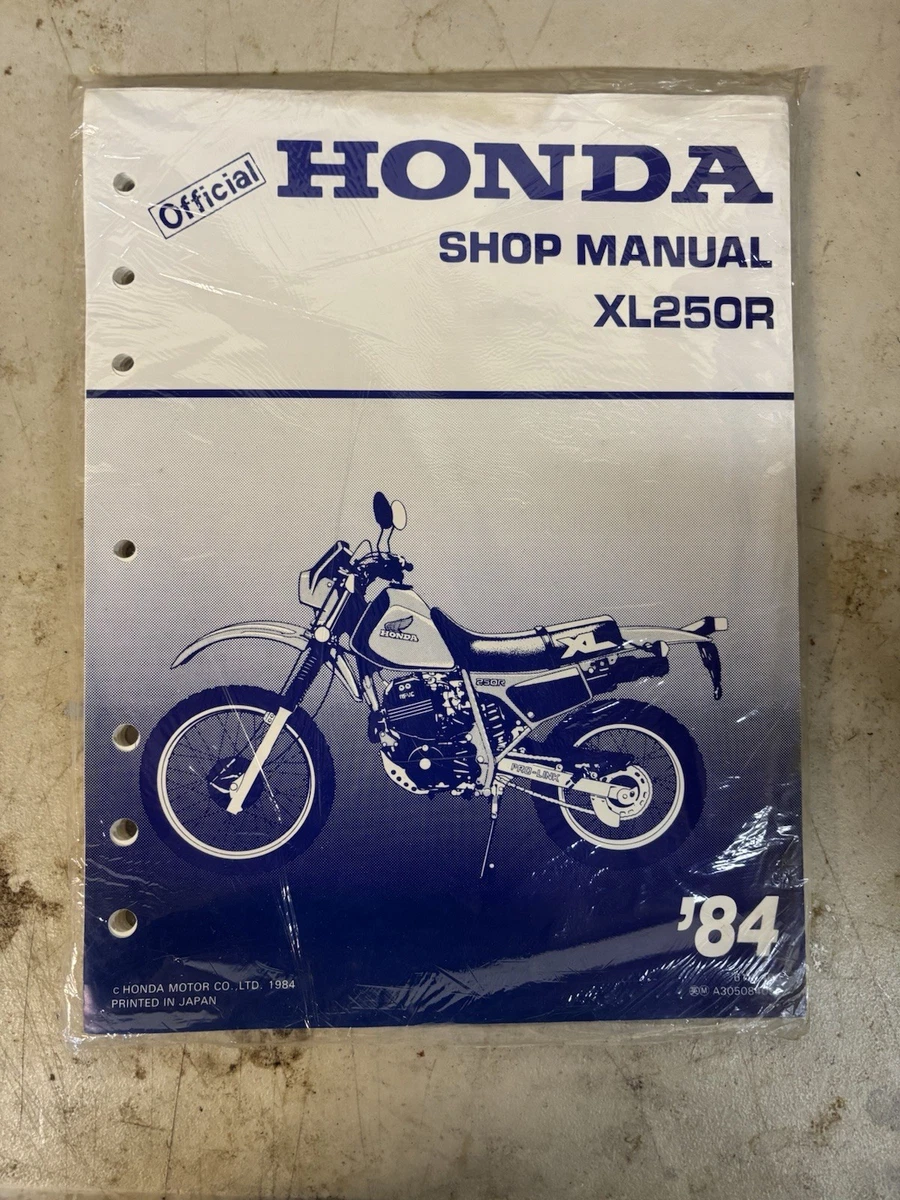 XL250R Motorcycle Repair Manuals & Literature for sale | eBay