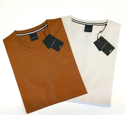 Regular sleeve t-shirt c. BUGATTI men's 8350 15040E 70 brown 30 beige
