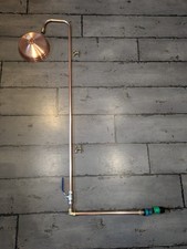 Outdoor sauna shower with 90degree add Complete kit with garden hose connection.