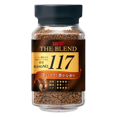 UCC The Japanese Instant Coffee Blend 117 Bitter Aroma Taste ザブレンド やわらかな味わい 135g