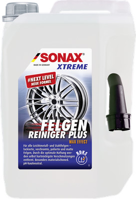 SONAX XTREME FelgenReiniger PLUS Reiniger Alufelgen Stahlfelgen 5 L