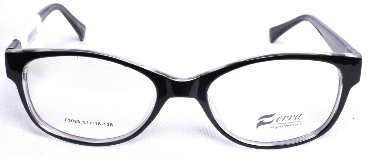 Ferra Eyeglasses F3024 C1 Designer Demo Lens Black 52-17-135 Ferrara Glasses by 39DollarGlasses.com main image 4