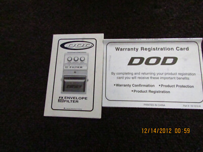 DOD FX25B Envelope Filter | eBay