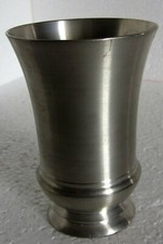 Alter Trink-Becher, ARS Soltauer Zinn Bleifrei 5001, ca.H 11cm, Dm 7,5cm, 272 g 