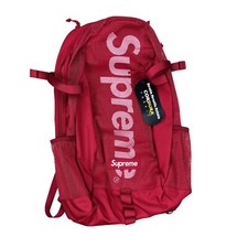 Supreme SS20 Mesh Backpack Dark Red
