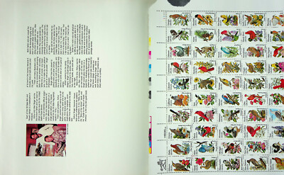 State Birds & Flowers - Pane of 50 X 20 cent US Stamps in Folder