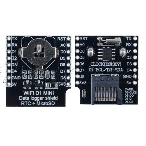 Wemos D1 Mini Data Logger Shield+RTC DS1307 Clock For Arduino/Raspberry - Bild 11 von 11