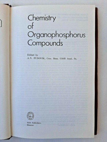 Chemistry of Organophosphorus Compounds by A. N. Pudovik, Mir Publishers, 1989 - 第 3/12 張圖片