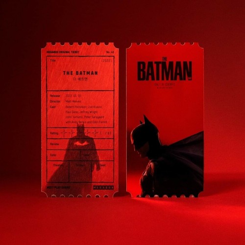 The Batman korea Megabox Original Limited movie ticket set - Picture 2 of 6