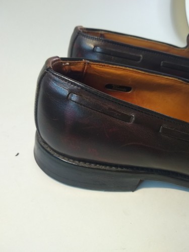Allen Edmonds 9.5 B Brown Leather Grayson Tassel Loafer 8267 Dress Shoe Slip On - Picture 7 of 18
