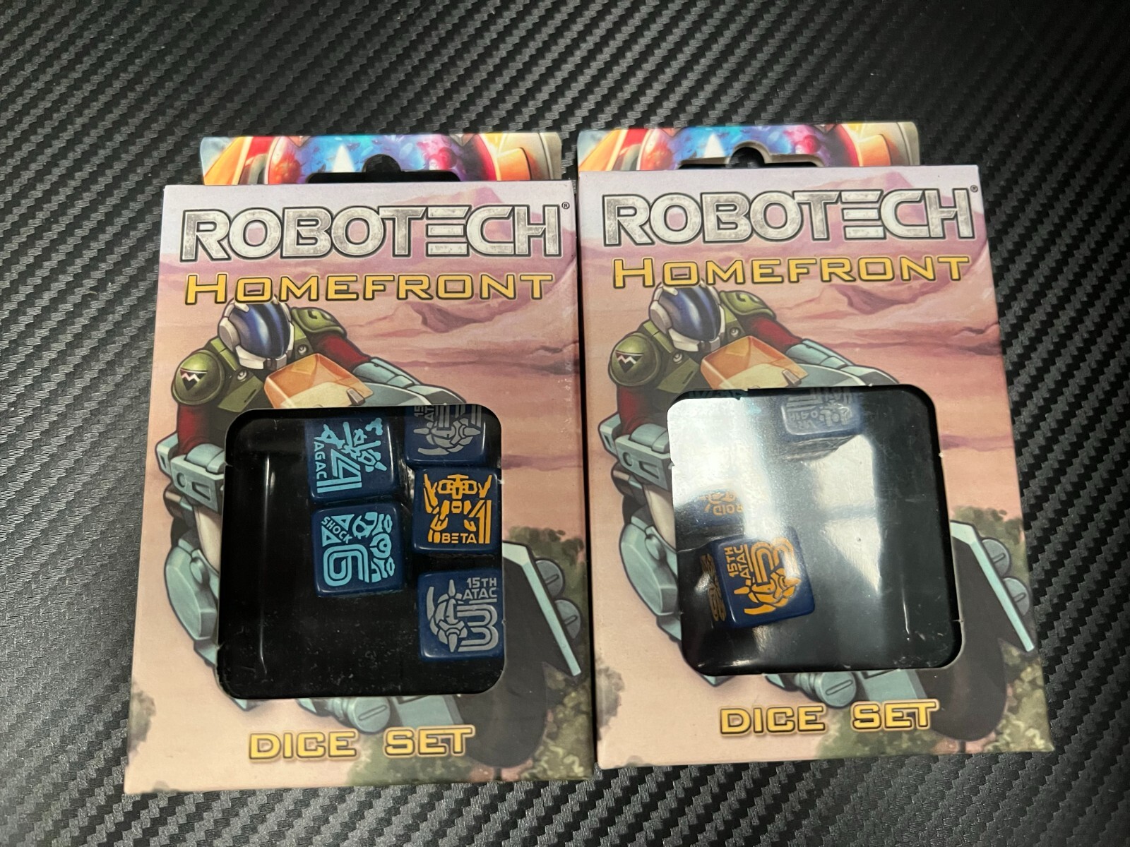 Robotech: Homefront Dice Set by Strange Machine Games (Lot of 12 - 2 Packs of 6)