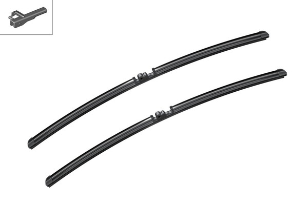 Bosch Wischerblatt 3 397 118 942 Set Flach FüR Porsche VW 650 Mm-image