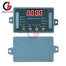 DC 5V 12V 24V 10A Delay Time Relay Module Programmable LED Timer Control Switch