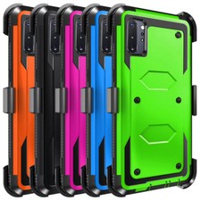 Case For Samsung Galaxy Note 10 Plus 5G Shockproof Cover w/ Belt Clip Holder