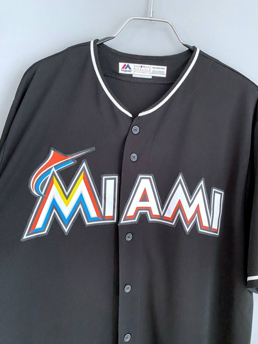 マイアミ・マーリンズ ジャケット XXL Majestic Majestic MLB Baseball Jersey “Miami Marlins”Size XXL | eBay