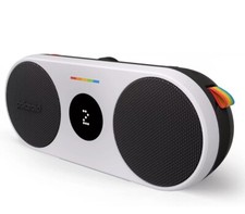 Polaroid P2 Music Player (white & black ) - Portable Wireless Bluetooth Speaker