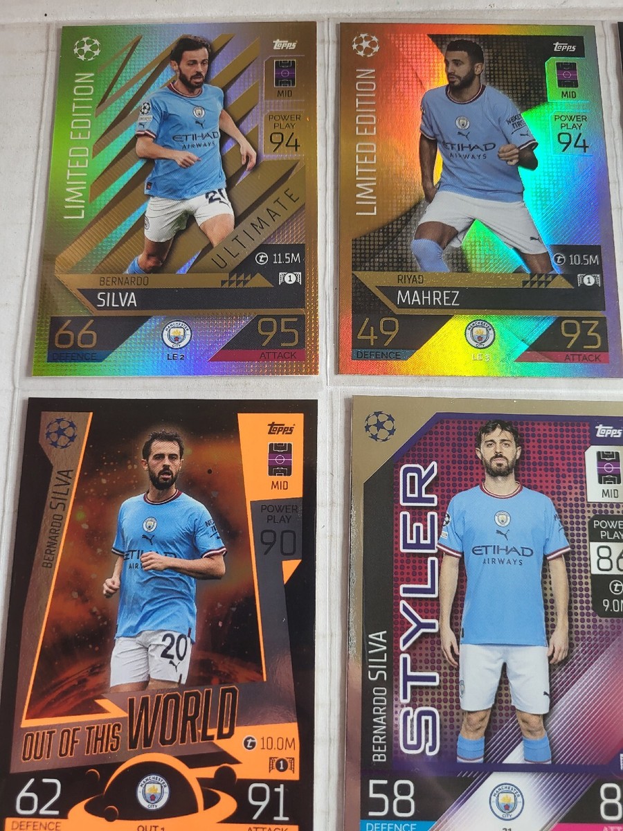 topps Manchester City ジャージカード　8枚セット Topps Manchester City FC 2024/2025 Team Set Box Official