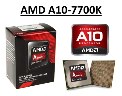 AMD A10-7700K Quad-Core-Prozessor 3,4-3,8 GHz, Sockel FM2+, 95 W CPU - Bild 1 von 4