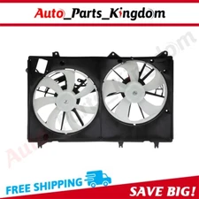 Radiator Condenser Cooling Fan Assembly For 2010-13 Toyota Highlander 167110P190