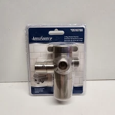 AquaSource 3 way Shower Diverter  New - Brushed Nickel finish