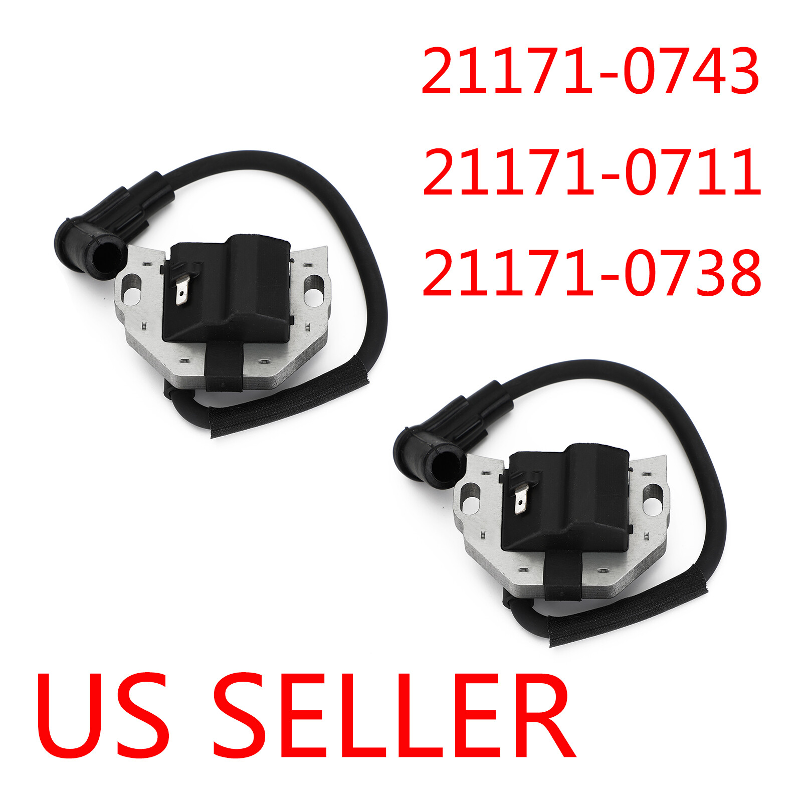 2 Ignition Coil Fits KAWASAKI FR651V FR691V FR730V ENGINES 211710743