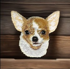 3.25" Chihuahua Portrait Dog Breed Embroidery Patch