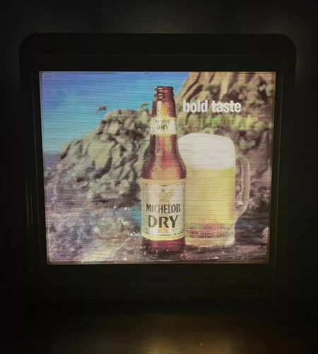 Vintage 1989 MICHELOB Beer MOTION Bar Light Sign Anheuser-Busch SEE VIDEO! 🔥