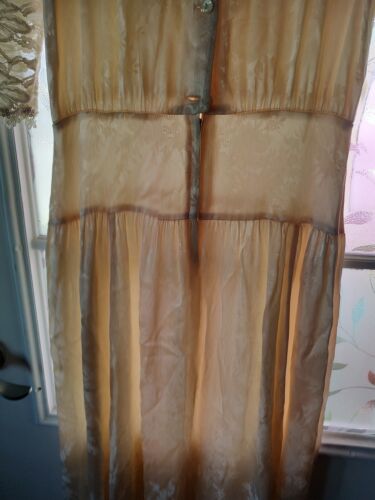 Vintage Jessica McClintock Ivory Lace Bridal Prairie Dress Classic Sleeve M/L - Picture 4 of 7