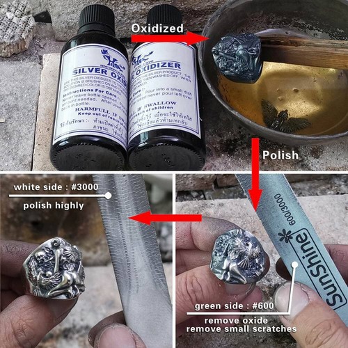 925 Sterlingsilber Sexy Mädchen Totenkopf Ring Herren Biker Rock Ring TA258A US-Größe 12 - Bild 9 von 12