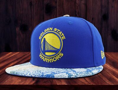 [10669544] Mens New Era NBA GS WARRIORS 950 SNAPBACK VISOR CRAZE BLUE 