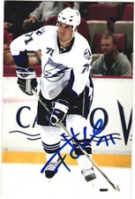 Filip Kuba Autographed 4x6 Color Photo Tampa Bay Lightning #71