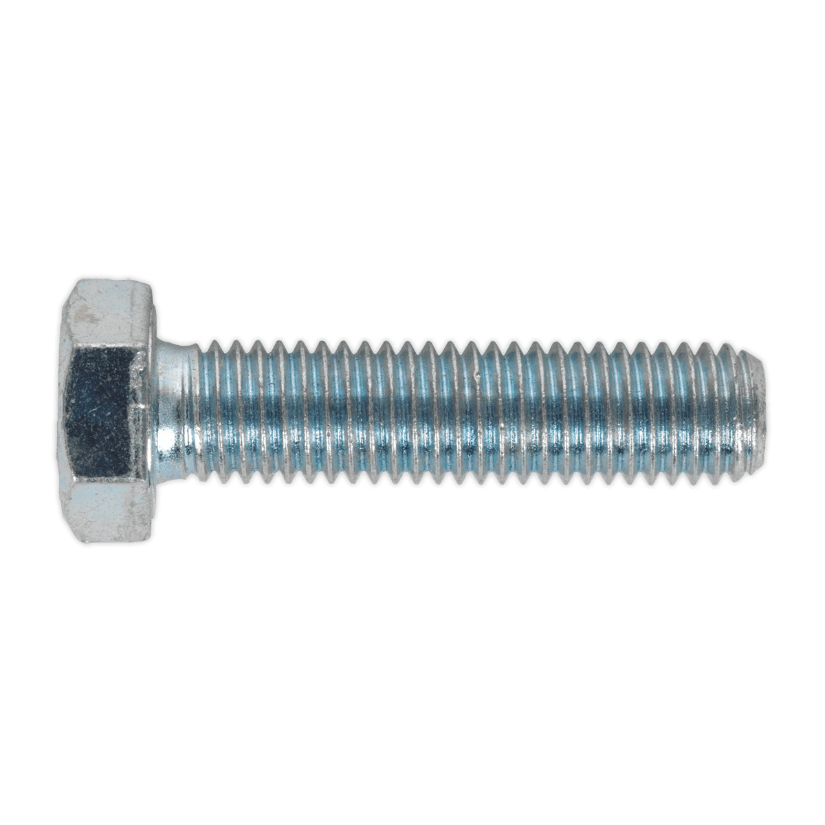 Sealey SS1250 HT Setscrew M12 x 50mm 8.8 Zinc DIN 933 Pack of 25