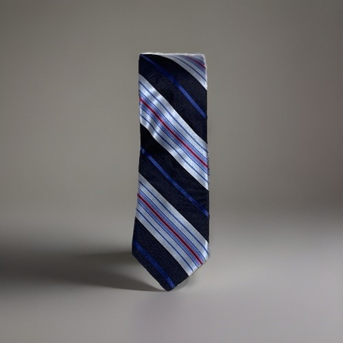 IKE BEHAR Neiman Marcus Men’s Silk Tie Made In USA Multicolor Striped NWT